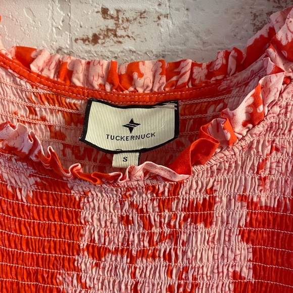 Tuckernuck Red and White Floral Dress - Picture 4 of 5